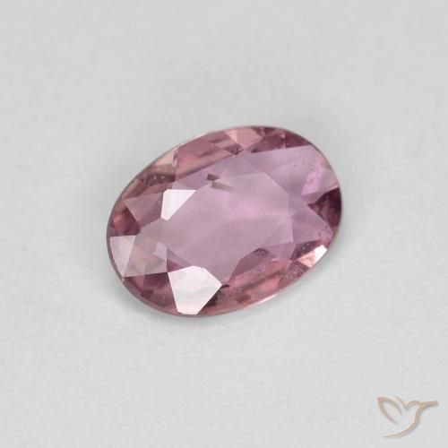 Safira Rosa escuro Natural 0.65ct, oval, VS