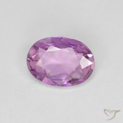 Safira Rosa Violeta Roxo Natural 0.70ct, oval, VVS