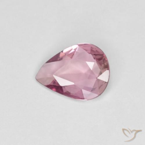 0.46ct Natural lavanda profunda Safira, Formato de pêra, VVS