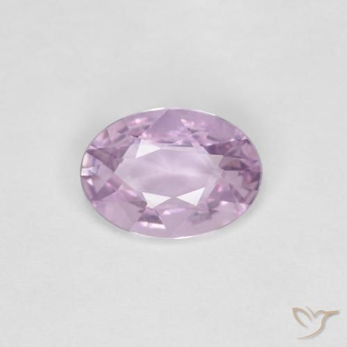 0.58ct Natural Roxo muito claro Safira, oval, VVS