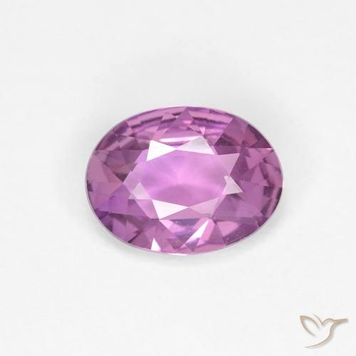 0.71ct Natural Roxo médio-claro Safira, oval, VVS-VS
