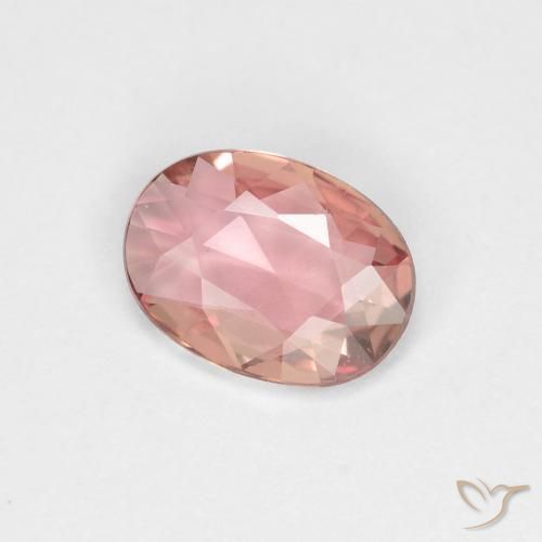 Safira Luz rosa Natural 0.61ct, oval, VVS-VS