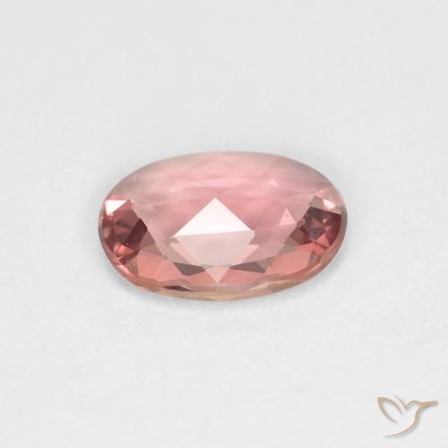 Safira Luz rosa Natural 0.61ct, oval, VVS-VS