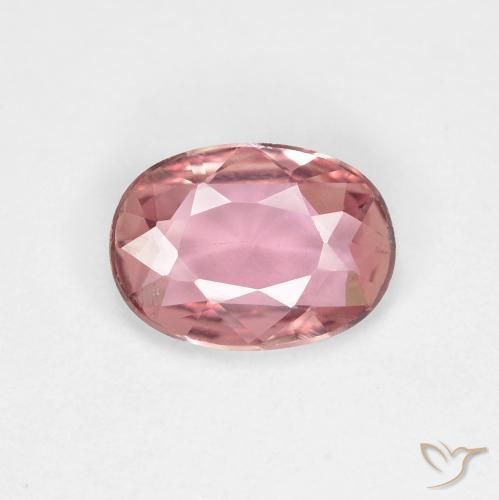 0.83ct Natural Rosa choque claro Safira, oval, VVS-VS