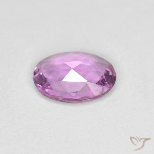 Safira Roxo médio-claro Natural 0.51ct, oval, VVS-VS