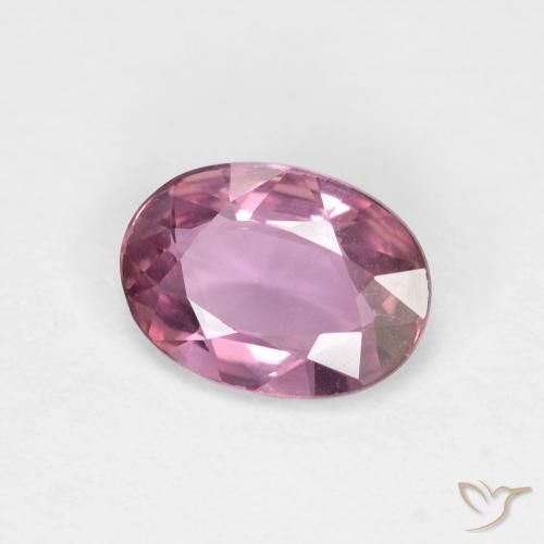 Safira Magenta claro Natural 0.86ct, oval, VVS-VS
