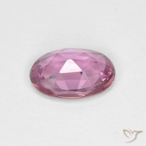 Safira Magenta claro Natural 0.86ct, oval, VVS-VS