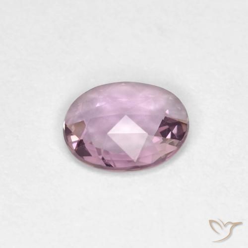 Safira Roxo rosado Natural 0.46ct, oval, VVS