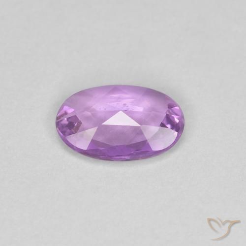 Safira roxo médio Natural 0.35ct, oval, VS