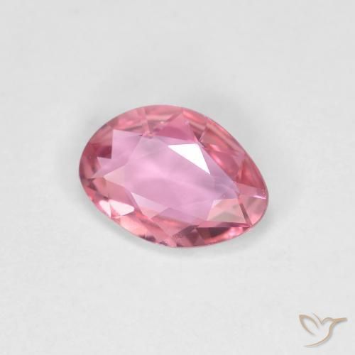 Safira Rosa quente Natural 0.65ct, Chique, VVS