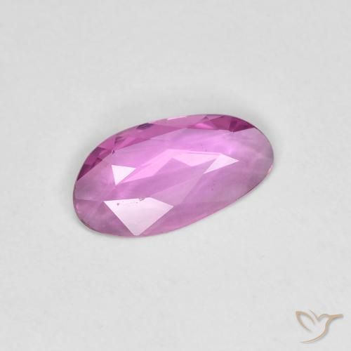 Safira Roxo rosado Natural 0.69ct, Chique, VVS