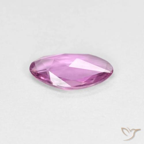 Safira Roxo Rosado Profundo Natural 0.68ct, Chique, VVS