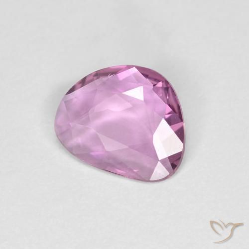Safira Roxo rosado Natural 0.76ct, Chique, VVS