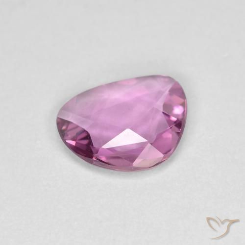 Safira Roxo rosado Natural 0.76ct, Chique, VVS
