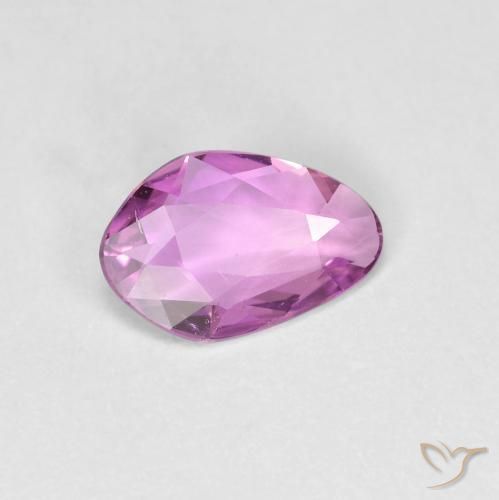 Safira Roxo médio-escuro Natural 0.66ct, Chique, VS