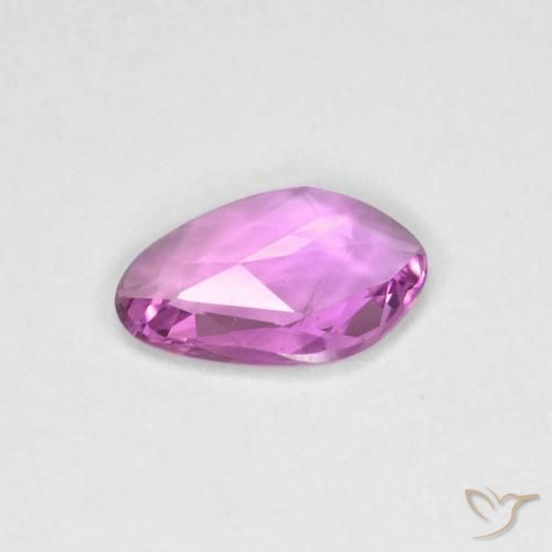 Safira Roxo médio-escuro Natural 0.66ct, Chique, VS