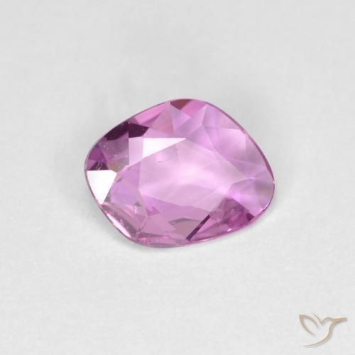 Safira Roxo Rosado Intenso Natural 0.72ct, Chique, VS