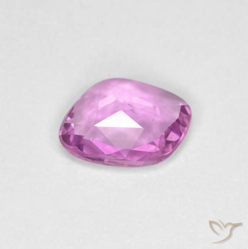 Safira Roxo Rosado Intenso Natural 0.72ct, Chique, VS