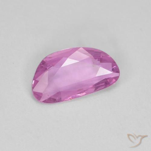 Safira Roxo Rosado Intenso Natural 0.67ct, Chique, VS