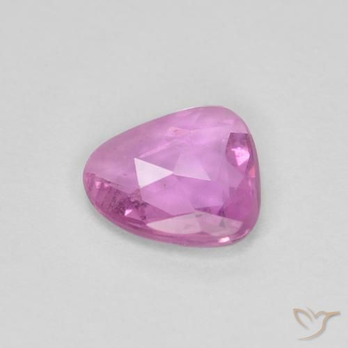 Safira Roxo rosado Natural 0.71ct, Chique, VS