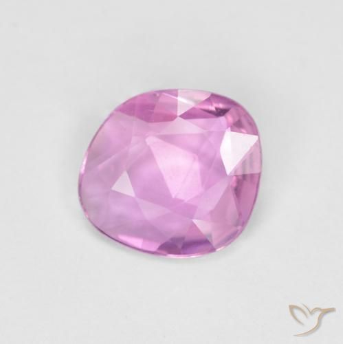 Safira Roxo rosado Natural 0.77ct, Chique, VS