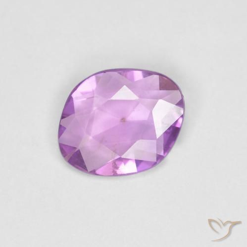 Safira roxo elétrico Natural 0.62ct, Chique, VS