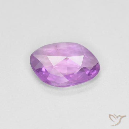 Safira roxo elétrico Natural 0.62ct, Chique, VS