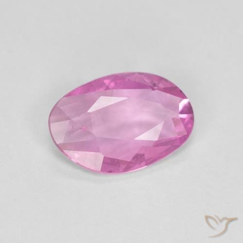 Safira rosa médio Natural 0.64ct, Chique, VS
