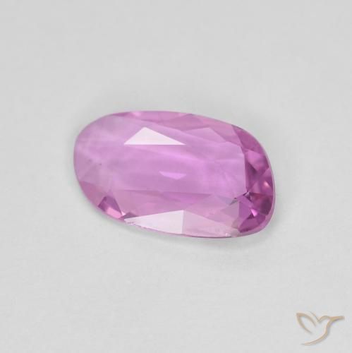 Safira Roxo Rosado Intenso Natural 0.58ct, Chique, VS