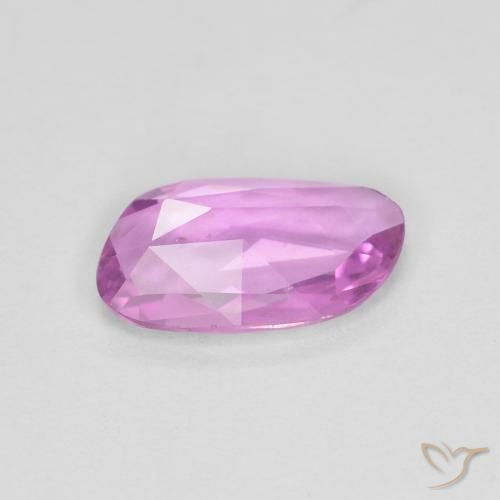 Safira Roxo Rosado Intenso Natural 0.58ct, Chique, VS