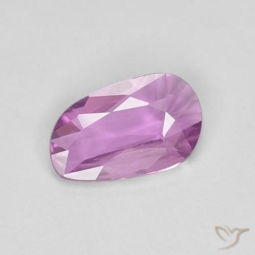 Safira Roxo Rosado Profundo Natural 0.69ct, Chique, VS