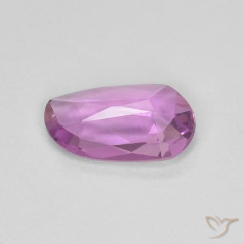 Safira Roxo Rosado Profundo Natural 0.69ct, Chique, VS