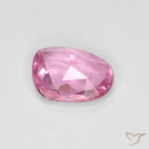 Safira rosa médio Natural 0.77ct, Chique, VVS-VS