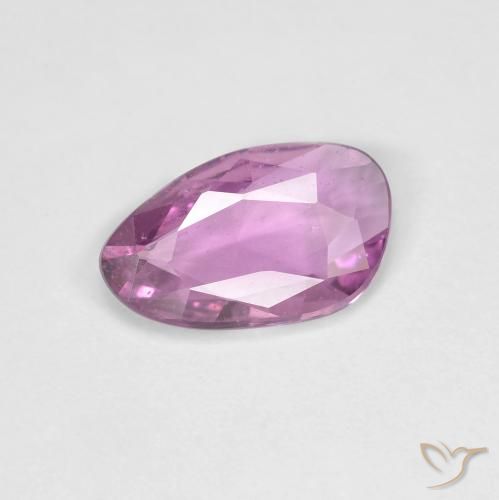 Safira Roxo Rosado Profundo Natural 0.87ct, Chique, VS