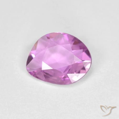 Safira Roxo rosado Natural 0.56ct, Chique, VVS-VS