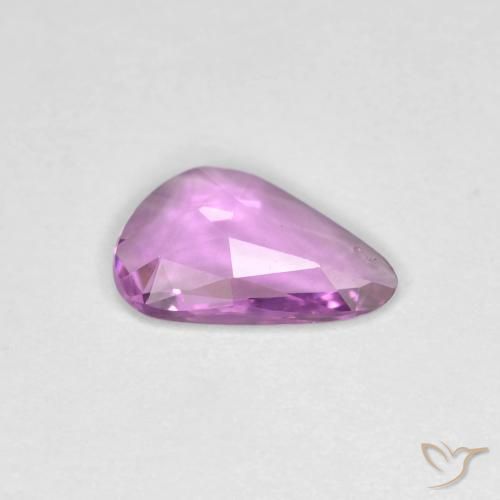 Safira Roxo Rosado Intenso Natural 0.72ct, Chique, VVS-VS