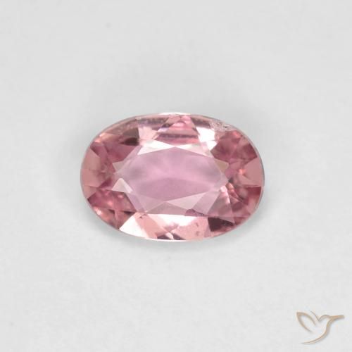 0.48ct Natural Chiclete rosa claro Safira, oval, VS