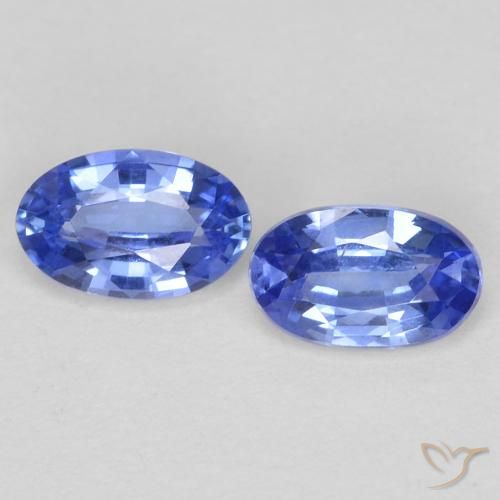 0.55ctw Natural Pastel Azul Safira, oval, VS