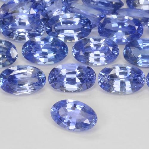 Safira Pastel Azul Natural 0.29ct, oval, VS