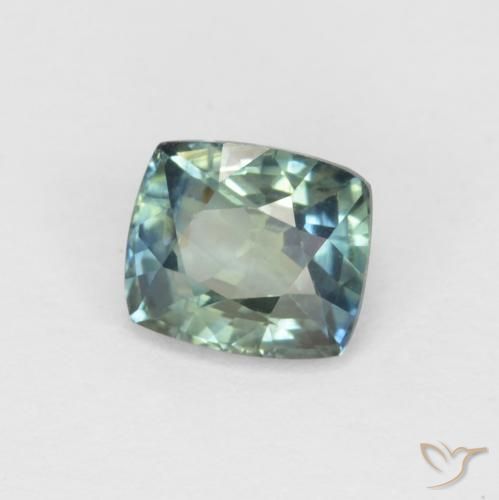 Safira Multicolorido Natural 1.19ct, Almofada, VVS-VS
