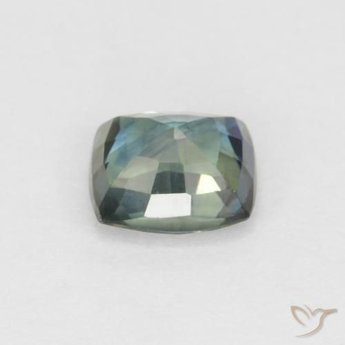 Safira Multicolorido Natural 1.19ct, Almofada, VVS-VS