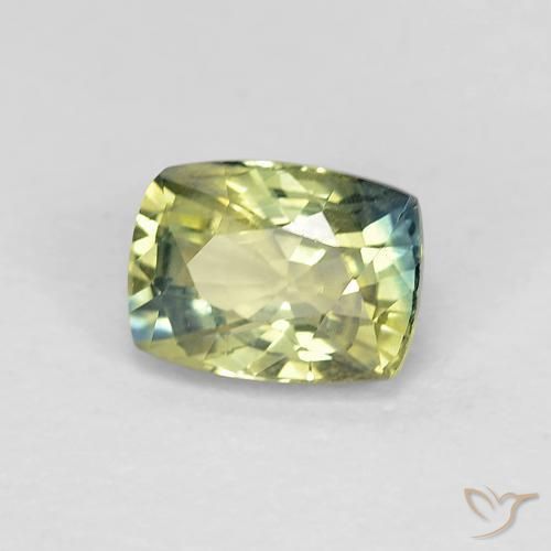 Safira Multicolorido Natural 1.18ct, Almofada, VS
