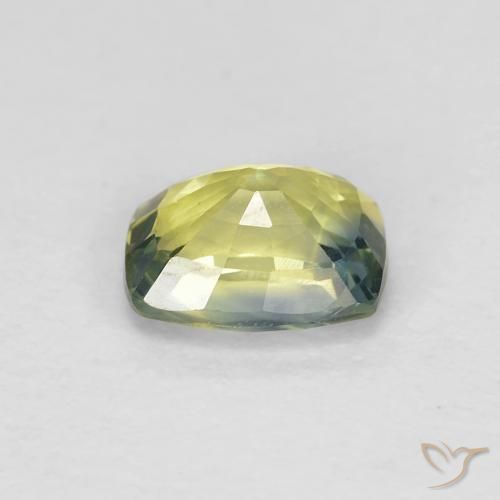 Safira Multicolorido Natural 1.18ct, Almofada, VS