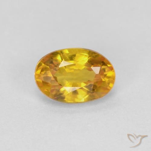 0.72ct Natural Dourado Safira, oval, VVS-VS