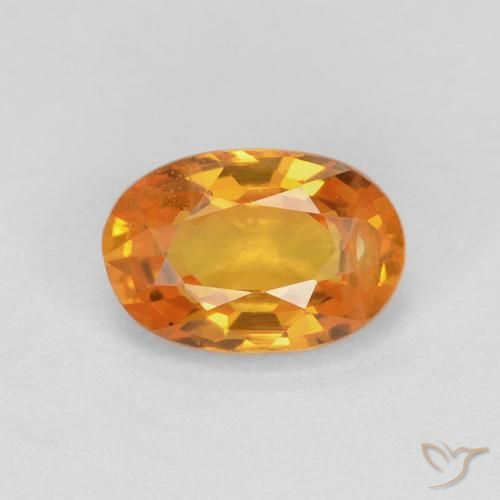 0.69ct Natural Ouro Safira, oval, VS