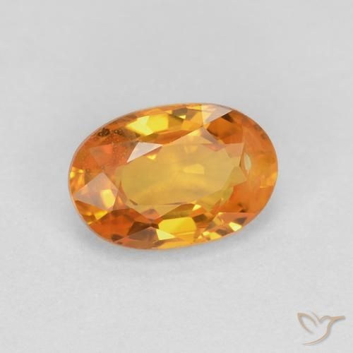 Safira Ouro Natural 0.69ct, oval, VS