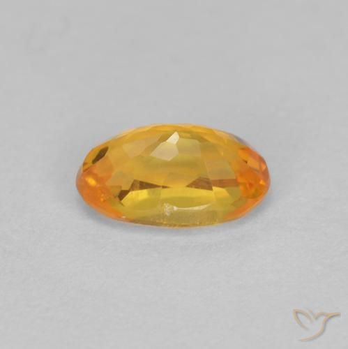 Safira Ouro Natural 0.61ct, oval, VVS