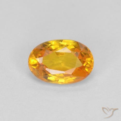 0.62ct Natural Ouro Safira, oval, VVS