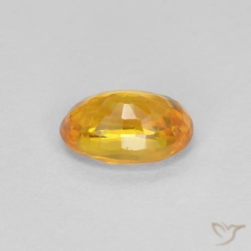 Safira Ouro Natural 0.62ct, oval, VVS