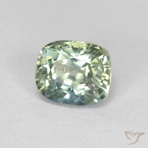 Safira Multicolorido Natural 0.90ct, Almofada, VVS